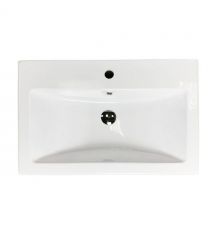 Adamant Раковина, умивальник CERS, искуственный камень, прямоуг., с отверсти