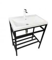 Adamant Раковина, умивальник CERS, искуственный камень, прямоуг., с отверсти