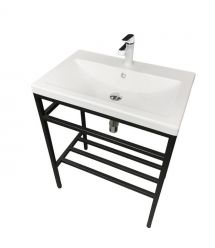 Adamant Раковина, умивальник CERS, искуственный камень, прямоуг., с отверсти