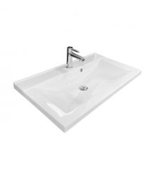 Adamant Раковина, умывальник QUANTO, искуственный камень, прямоуг., с отверст