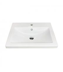 Adamant Раковина, умивальник CERS, штучний камінь, прямокут., з отвором для з