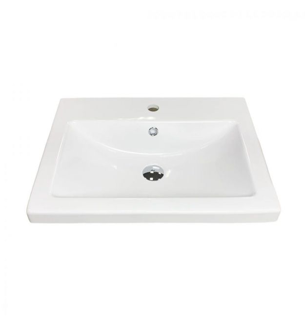 Adamant Раковина, умивальник CERS, штучний камінь, прямокут., з отвором для з