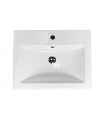 Adamant Раковина, умивальник CERS, штучний камінь, прямокут., з отвором для з