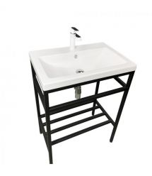 Adamant Раковина, умивальник CERS, штучний камінь, прямокут., з отвором для з