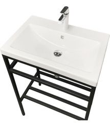 Adamant Раковина, умивальник CERS, штучний камінь, прямокут., з отвором для з