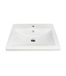 Adamant Раковина, умивальник CERS, искуственный камень, прямоуг., с отверсти