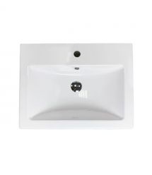 Adamant Раковина, умивальник CERS, искуственный камень, прямоуг., с отверсти