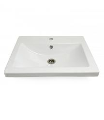 Adamant Раковина, умивальник CERS, искуственный камень, прямоуг., с отверсти