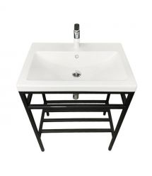 Adamant Раковина, умивальник CERS, искуственный камень, прямоуг., с отверсти