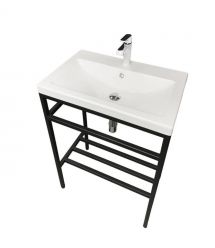 Adamant Раковина, умивальник CERS, искуственный камень, прямоуг., с отверсти