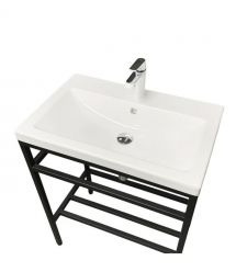 Adamant Раковина, умивальник CERS, искуственный камень, прямоуг., с отверсти