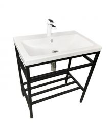 Adamant Раковина, умивальник CERS, искуственный камень, прямоуг., с отверсти