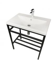 Adamant Раковина, умивальник CERS, искуственный камень, прямоуг., с отверсти