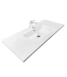 Adamant Раковина, умивальник FLATE, штучний камінь, прямокут., з отвором для