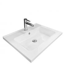 Adamant Раковина, умивальник FLATE, штучний камінь, прямокут., з отвором для