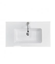 Adamant Раковина, умивальник FLATE, искуственный камень, прямоуг., с отверст