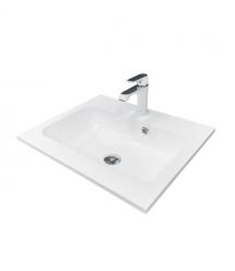 Adamant Раковина, умивальник FRATE, штучний камінь, прямокут., з отвором для