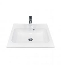 Adamant Раковина, умивальник FRATE, штучний камінь, прямокут., з отвором для