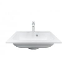 Adamant Раковина, умивальник FRATE, штучний камінь, прямокут., з отвором для