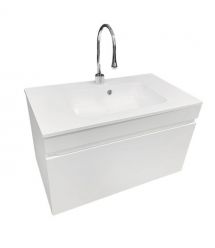 Adamant Раковина, умывальник Adamant, искуственный камень, прямоуг., с отверс