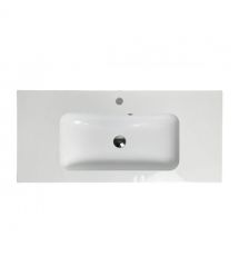 Adamant Раковина, умывальник FRATE, искуственный камень, прямоуг., с отверст