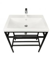 Adamant Раковина, умивальник CERS, искуственный камень, прямоуг., с отверсти