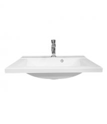 Adamant Раковина, умывальник QUANTO, искуственный камень, прямоуг., с отверст