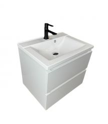 Adamant Раковина, умывальник QUANTO, искуственный камень, прямоуг., с отверст