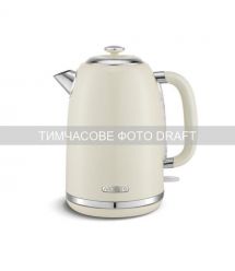 ARDESTO Електрочайник Ardesto 1.8л, Strix, метал, бежевий глянцевий