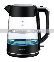 ARDESTO Електрочайник Ardesto 1.7л, Otter, скло, чорний