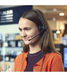 Epos Гарнітура комп'ютерна моно On-Ear IMPACT 100 MS, USB C + A, Microsoft Teams, односпрямований, 2м, Чорний