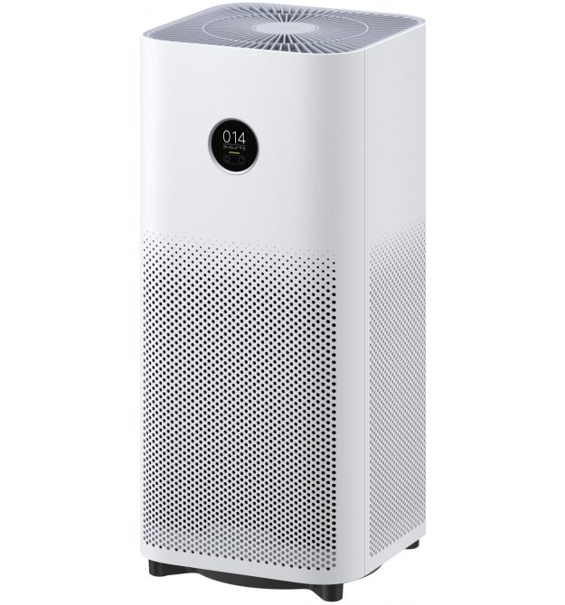 XIAOMI Очисник повітря Smart Air Purifier 4, 48м2, 400м3/год, HEPA +вугільний фільтр, іонізація, дисплей, білий