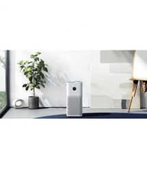 XIAOMI Очисник повітря Smart Air Purifier 4, 48м2, 400м3/год, HEPA +вугільний фільтр, іонізація, дисплей, білий