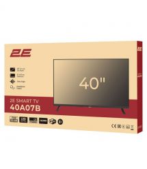 2E Телевізор 40" 2E LED FHD 60Hz Smart Android Black