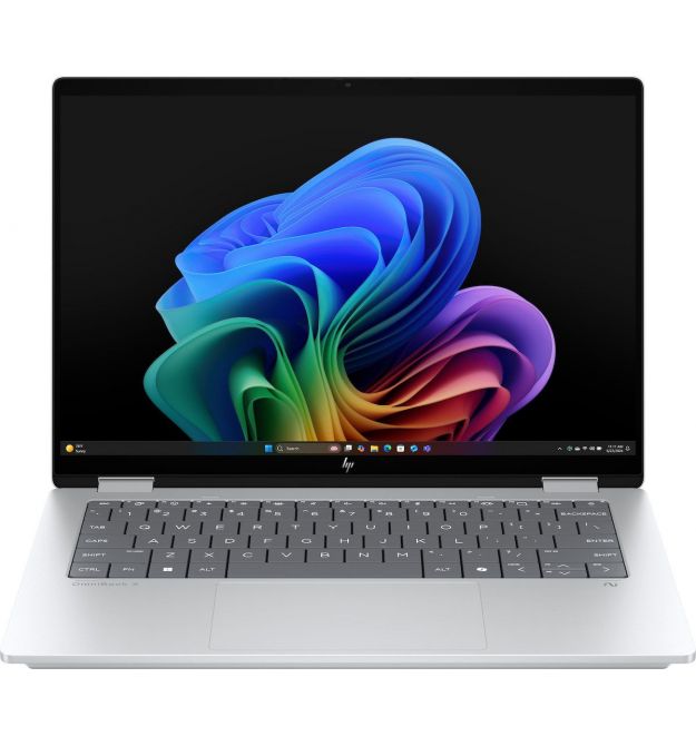 HP Notebook OmniBook X Flip x360 14-fm0008ua 14" WUXGA IPS Touch, Intel U5-226V, 16GB, F512GB, UMA, Win11, silver