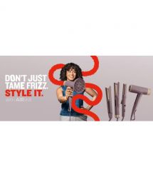 Remington Фен AIRvive, 1600Вт, 3 режими, дифузор, іоніз-я, хол. обдув, фіолетово-золотий