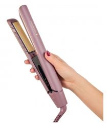 Remington Випрямляч AIRvive, 61Вт, темп.режимов-5, 150-230С, дісплей, кераміка, фіолетово-злотий