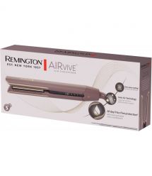Remington Випрямляч AIRvive, 61Вт, темп.режимов-5, 150-230С, дісплей, кераміка, фіолетово-злотий
