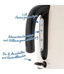 Russell Hobbs Электрочайник, 1.7л, металл, жасмин