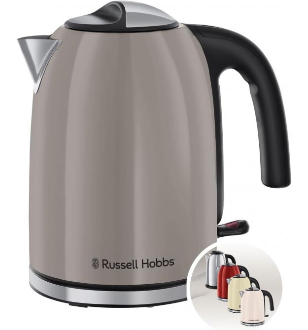 Russell Hobbs Електрочайник Russell Hobbs, 1.7л, метал, мокко