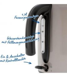 Russell Hobbs Електрочайник Russell Hobbs, 1.7л, метал, мокко