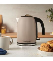 Russell Hobbs Електрочайник Russell Hobbs, 1.7л, метал, мокко