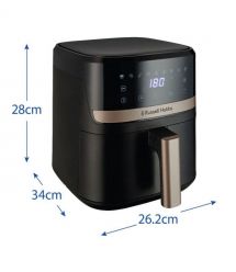 Russell Hobbs Мультипіч SatisFry 1300Вт, чаша-4.3л, сенсорне управл., 9 авто. программ, пластик, чорний