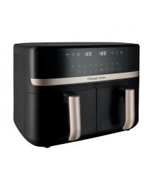 Russell Hobbs Мультипіч Satis Fry DualBaske 2800Вт, чаша-4.5/4.5л, сенсорне управл., 9 авто. программ, пластик, чорний