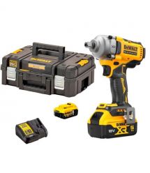 DeWALT impact wrench XR Li-Ion brushless 18V battery 2x5A h 1084Nm 2000rpm 3250bpm 1/2" ЗП case 1.67kg