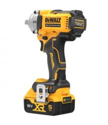 DeWALT impact wrench XR Li-Ion brushless 18V battery 2x5A h 1084Nm 2000rpm 3250bpm 1/2" ЗП case 1.67kg