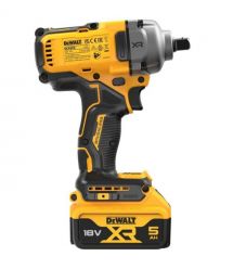 DeWALT impact wrench XR Li-Ion brushless 18V battery 2x5A h 1084Nm 2000rpm 3250bpm 1/2" ЗП case 1.67kg
