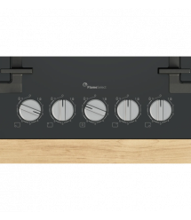 Bosch Bosch Hob gas on glass, 75cm, cast-iron, black