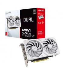ASUS Вiдеокарта Radeon RX 9060 XT 16GB GDDR6 OC DUAL-RX9060XT-16G-WHITE білий