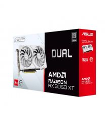 ASUS Вiдеокарта Radeon RX 9060 XT 16GB GDDR6 OC DUAL-RX9060XT-16G-WHITE білий